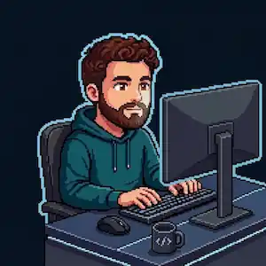 Foto di Matteo Pompei in pixel art